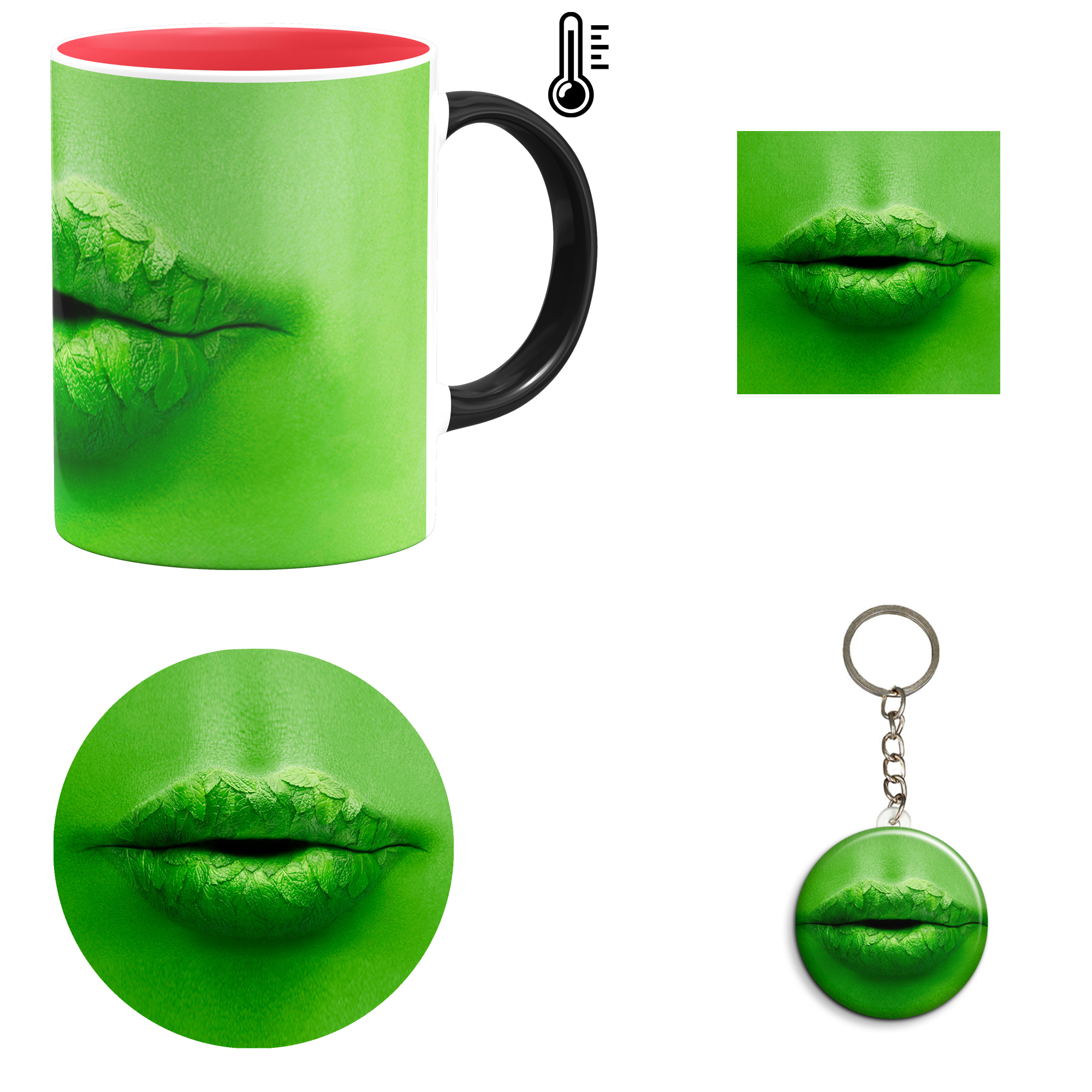 ست هدیه ماگ حرارتی مدل روز عشق طرح عاشقانه کد M31