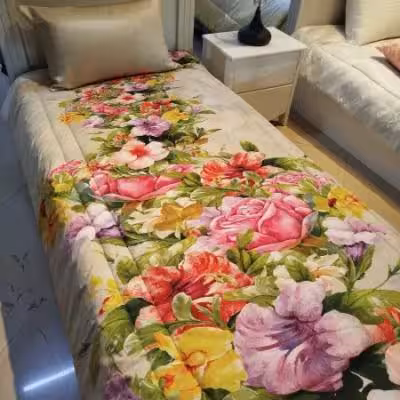 ست روتختی یک نفره طرح گل های بهاری برند ایپک