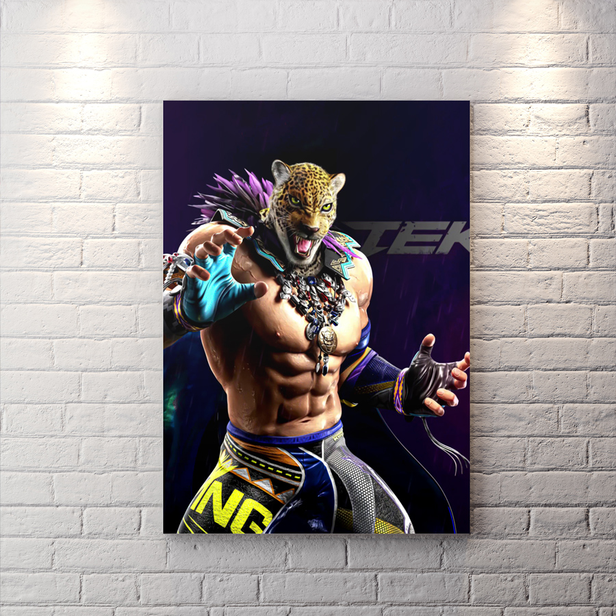 تابلو دکوراتیو گیمینگ طرح تیکن WAs-1127