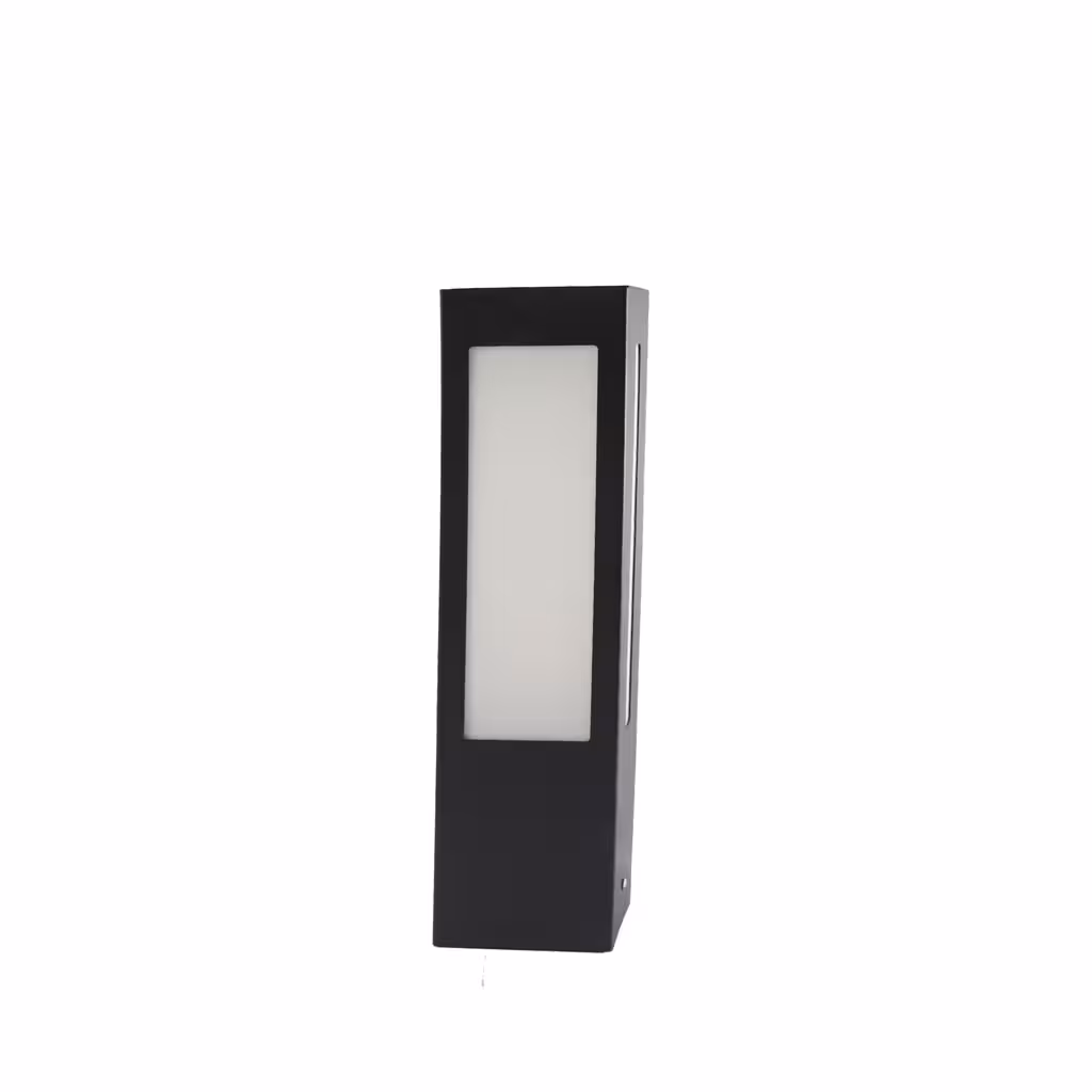 چراغ 40 سانت چمنی مکعب مربع با یک عدد سرپیچ E27 کد SR-40