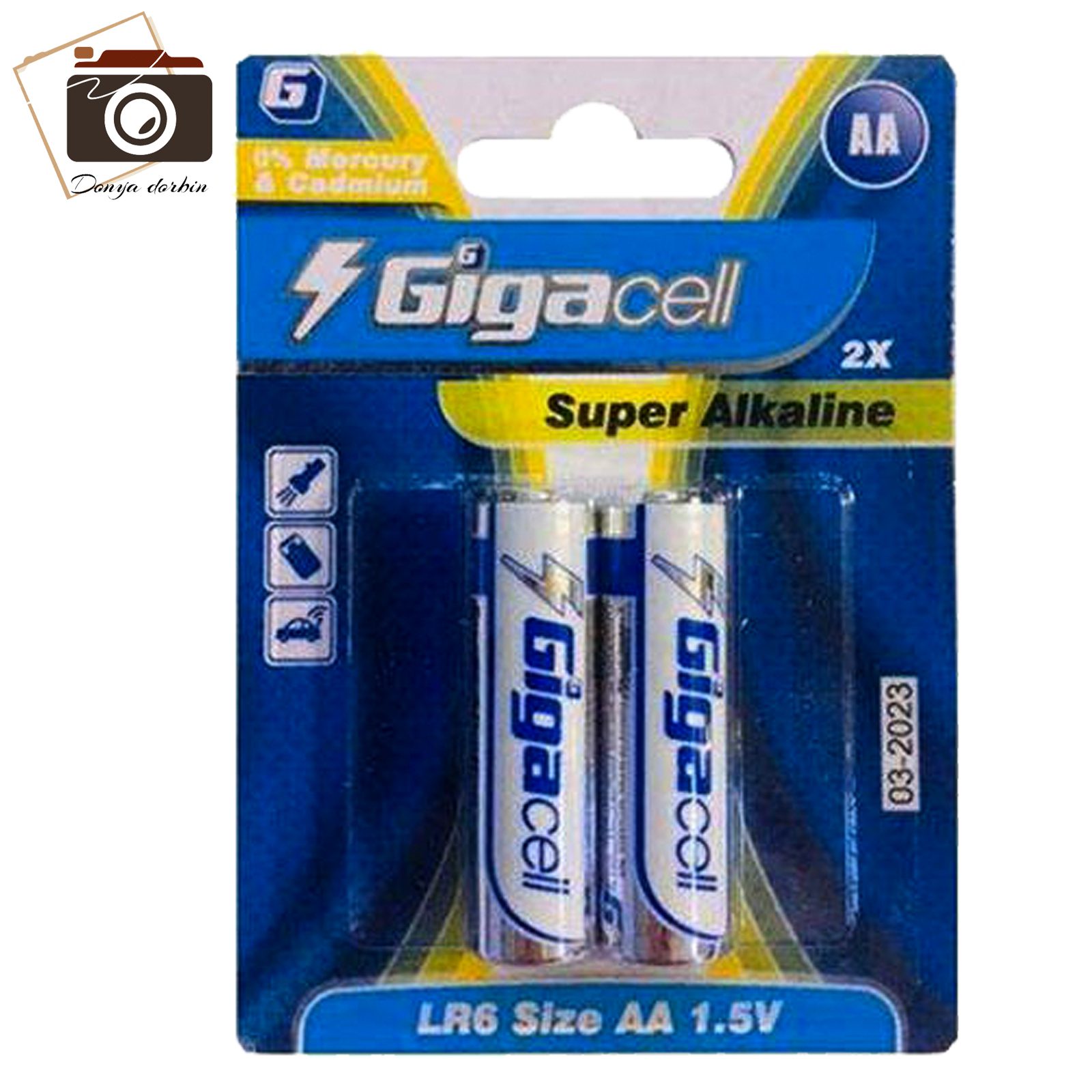 باطری  قلمی گی گاسل مدل super alkalineبسته دو عددی