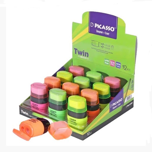 تراش و پاک کن دوکاره پیکاسو PICASSO