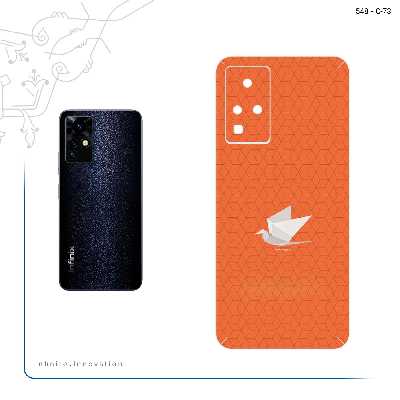 برچسب پوششی ماهوت مدل Minimalist origami bird مناسب برای گوشی موبایل اینفینیکس Zero X