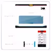 برچسب پوششی ماهوت مدل Blue-Leather مناسب برای تبلت سامسونگ Galaxy Tab S4 10.5 2018 T830
