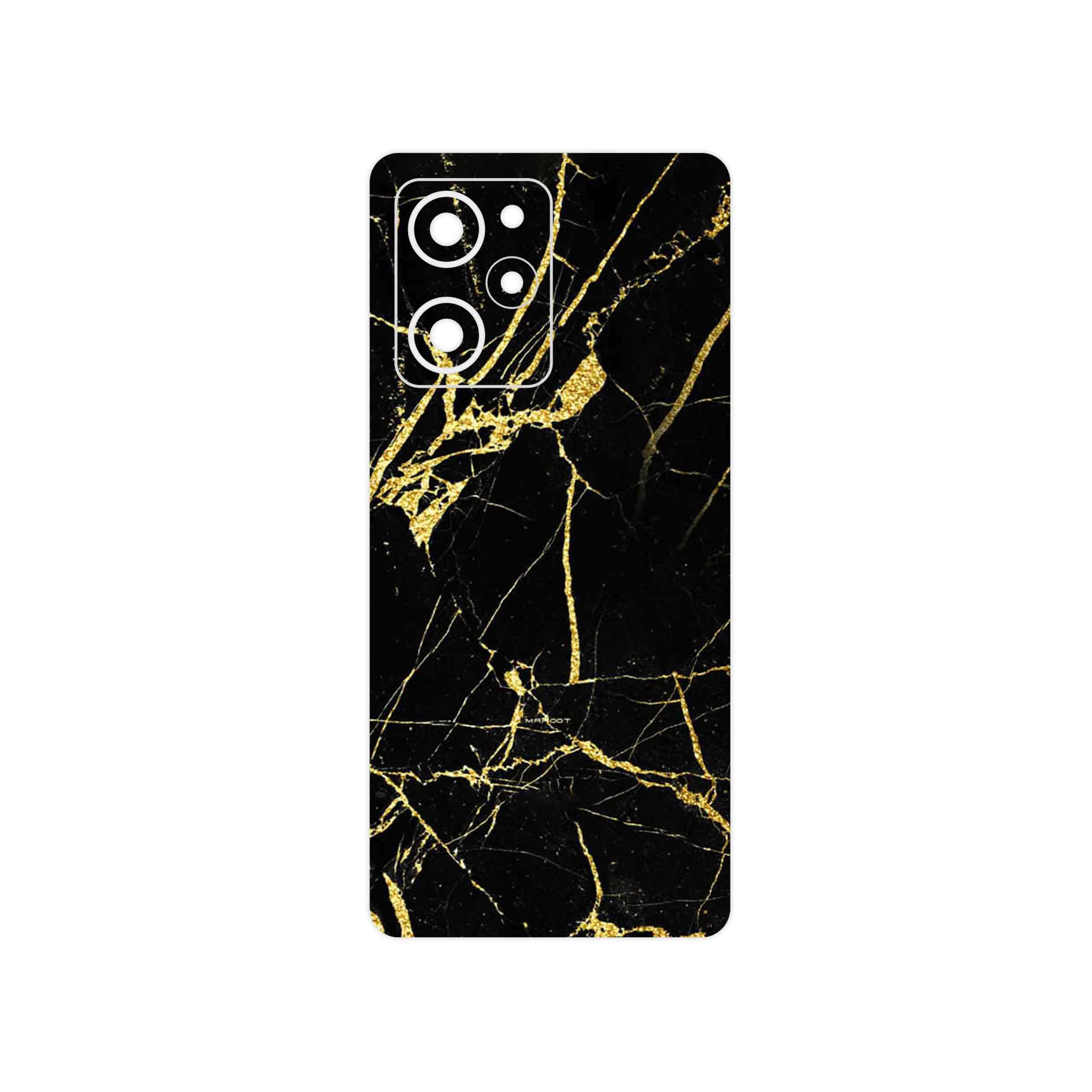 برچسب پوششی ماهوت مدل Graphite_Gold_Marble مناسب برای گوشی موبایل شیائومی Poco X5 Pro