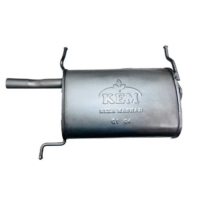 منبع اگزوز رضا مشهد مدل KEM2518 مناسب برای تیبا 2