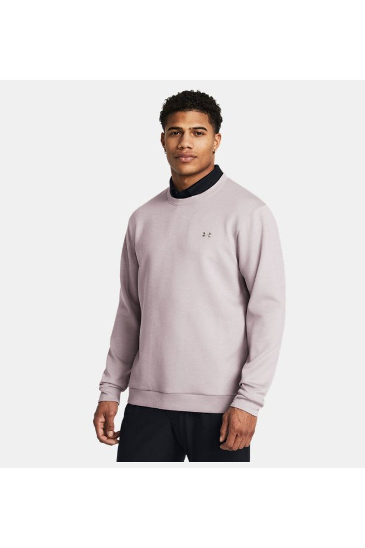 سویشرت ورزشی خاکستری مردانه UA BIKE 015 اورجینال Under Armour
