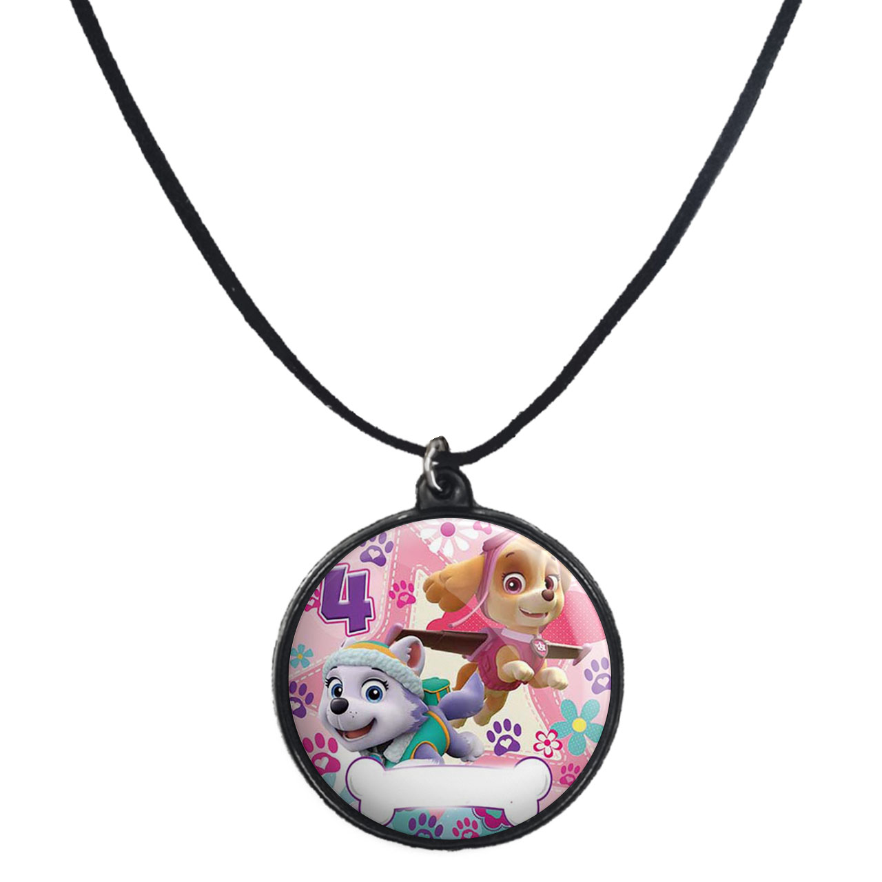 گردنبند پرمانه طرح سگ های نگهبان کد pmb.211 مدل دو طرفه