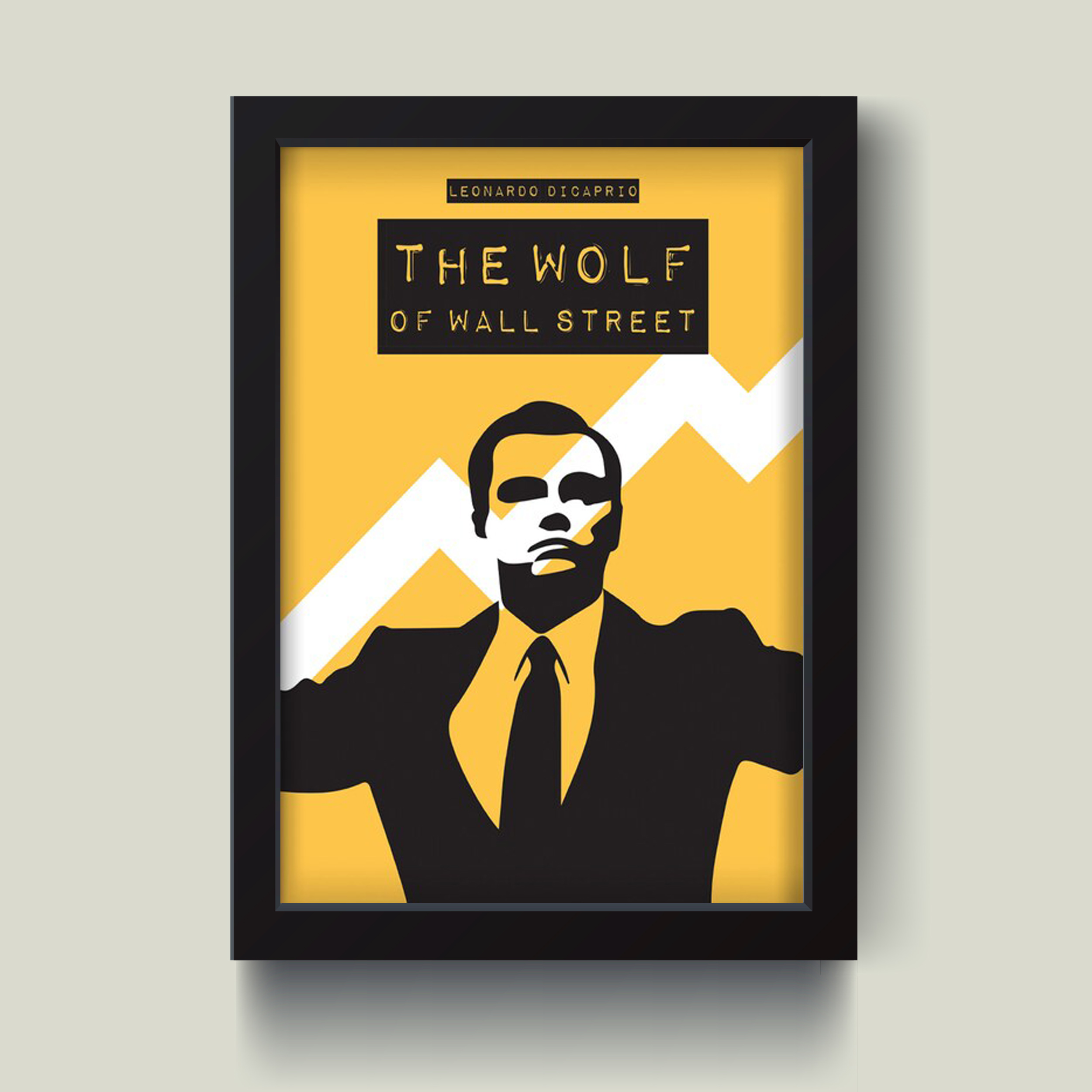 تابلو مدل گرگ وال استریت Wolf of wallstreet کد G14-03
