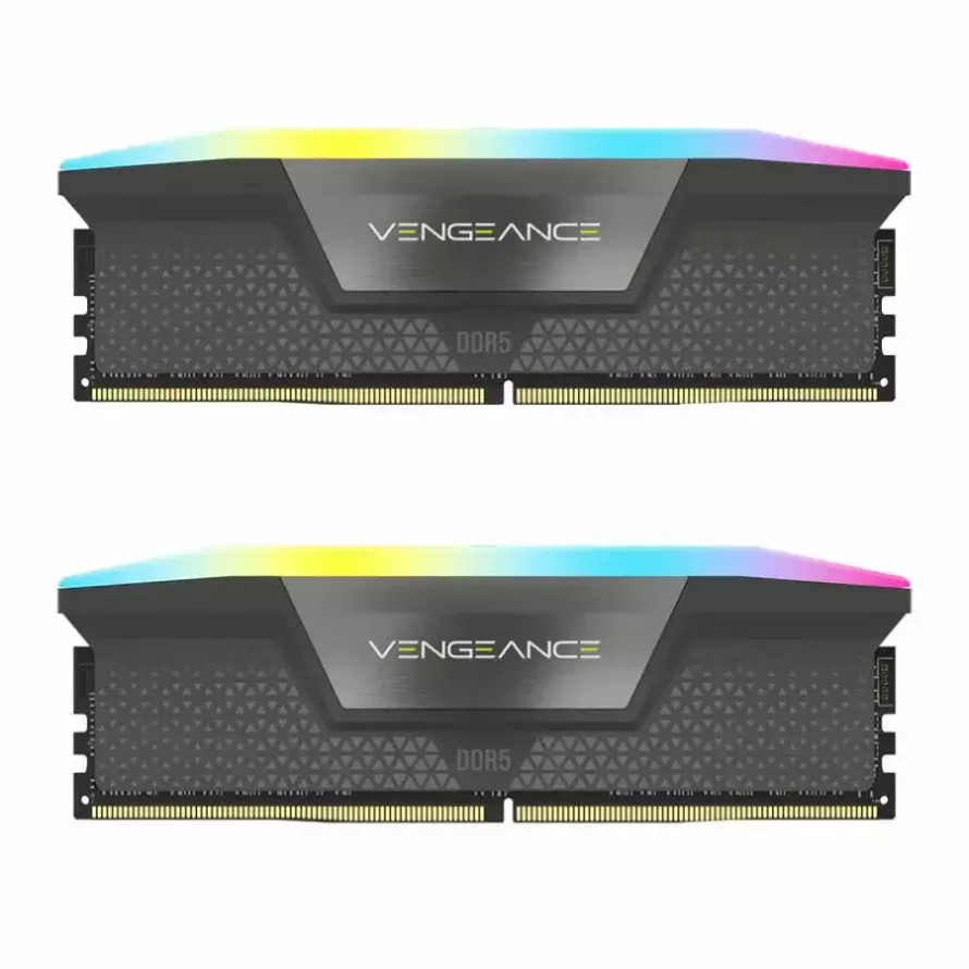 رم کورسیر VENGEANCE RGB 64GB 32GBx2 5200MHz CL40 AMD DDR5