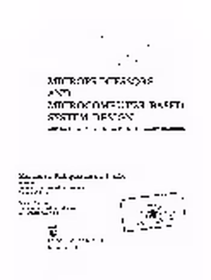 خرید و دانلود نسخه کامل کتاب Microprocessors and Microcomputer-Based System Design