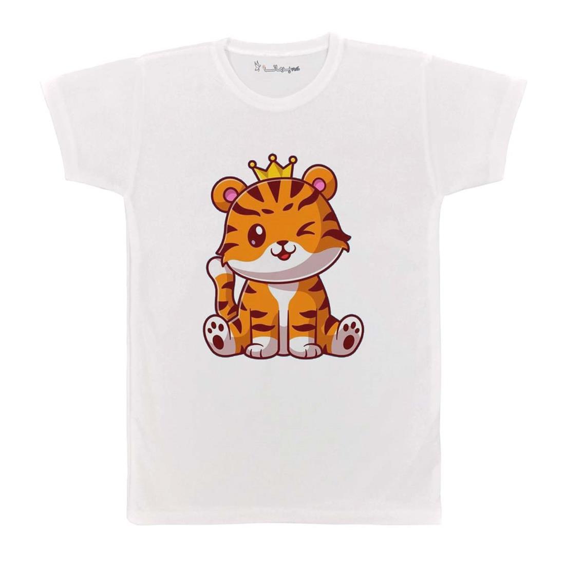 تی شرت بچگانه پرمانه طرح حیوانات بامزه کد pmt.5975