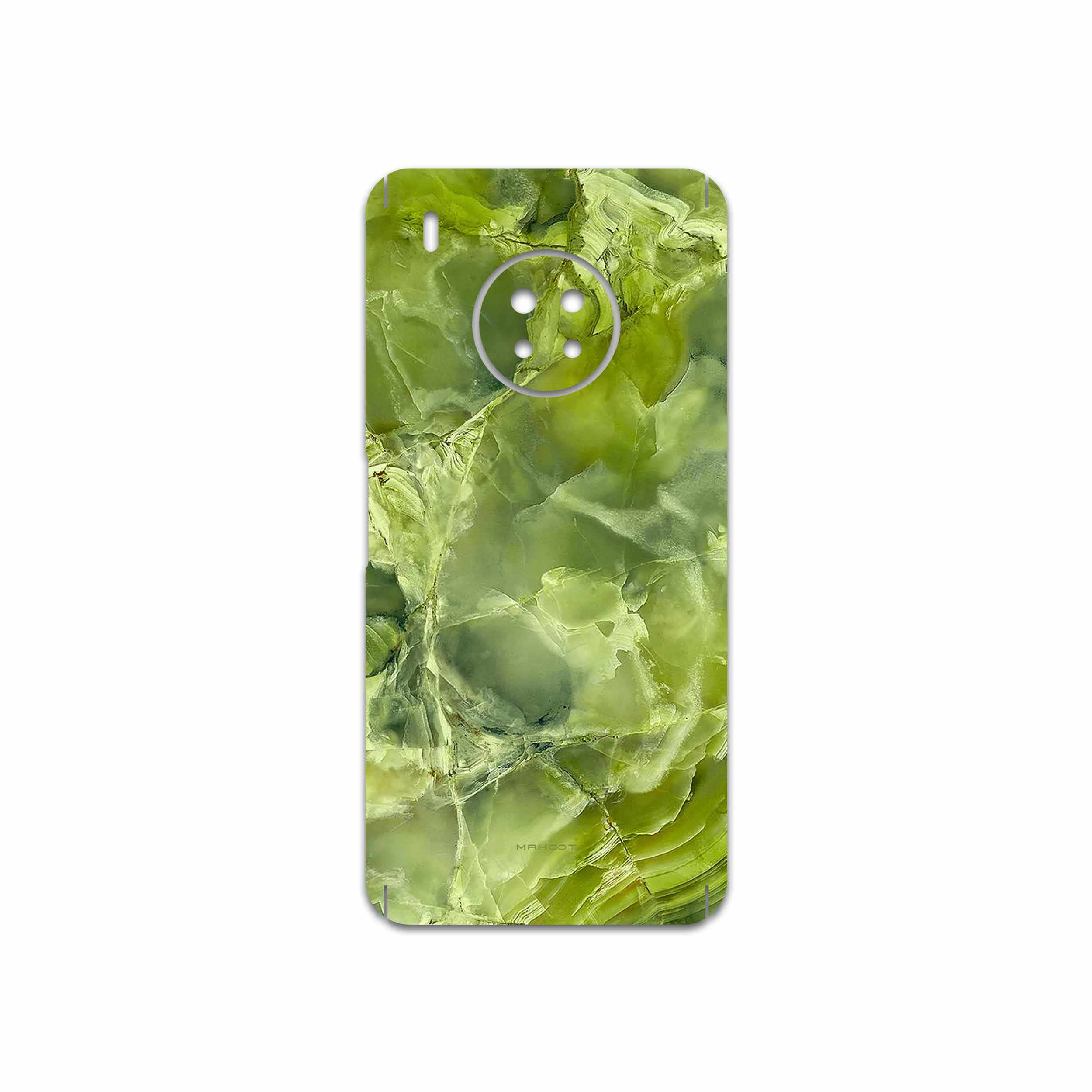 برچسب پوششی ماهوت مدل Green Crystal Marble مناسب برای گوشی موبایل هوآوی Y9a