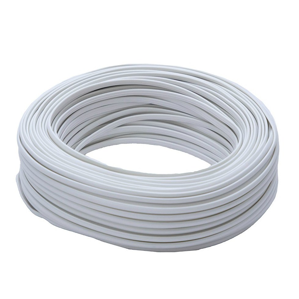 سیم تلفن سفید حلقه 90 متری