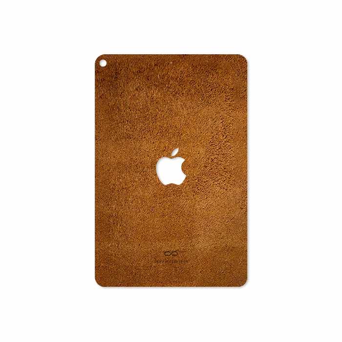 برچسب پوششی ماهوت مدل Brown-Chamois-Leather مناسب برای تبلت اپل iPad mini (GEN 5) 2019 A2133