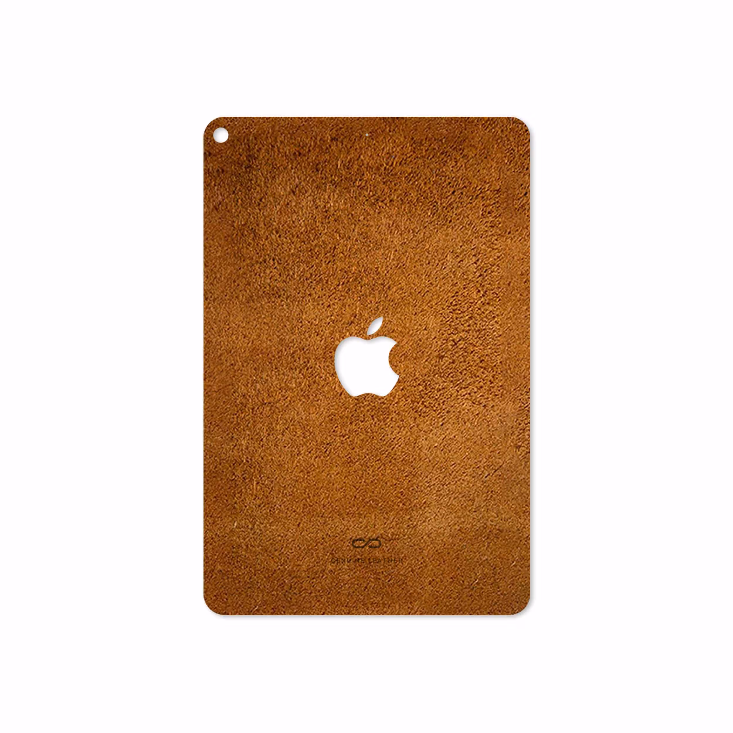 برچسب پوششی ماهوت مدل Brown-Chamois-Leather مناسب برای تبلت اپل iPad mini (GEN 5) 2019 A2133