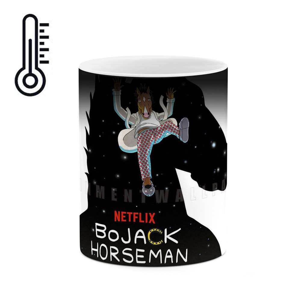 ماگ حرارتی طرح انیمیشن BoJackHorseman مدل mgph12058