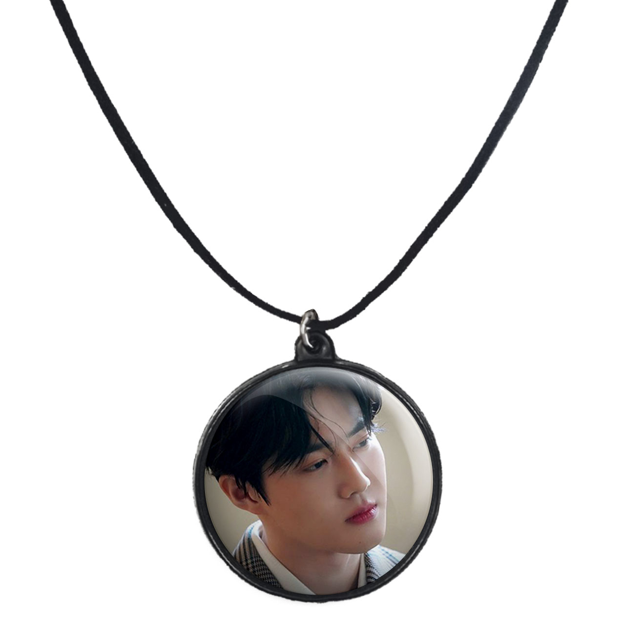 گردنبند پرمانه طرح exo کد pmb.14029 مدل دو طرفه