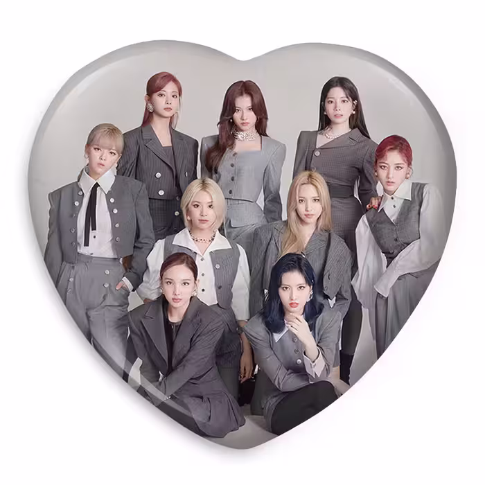 پیکسل خندالو طرح گروه توایس TWICE مدل قلبی کد 11691