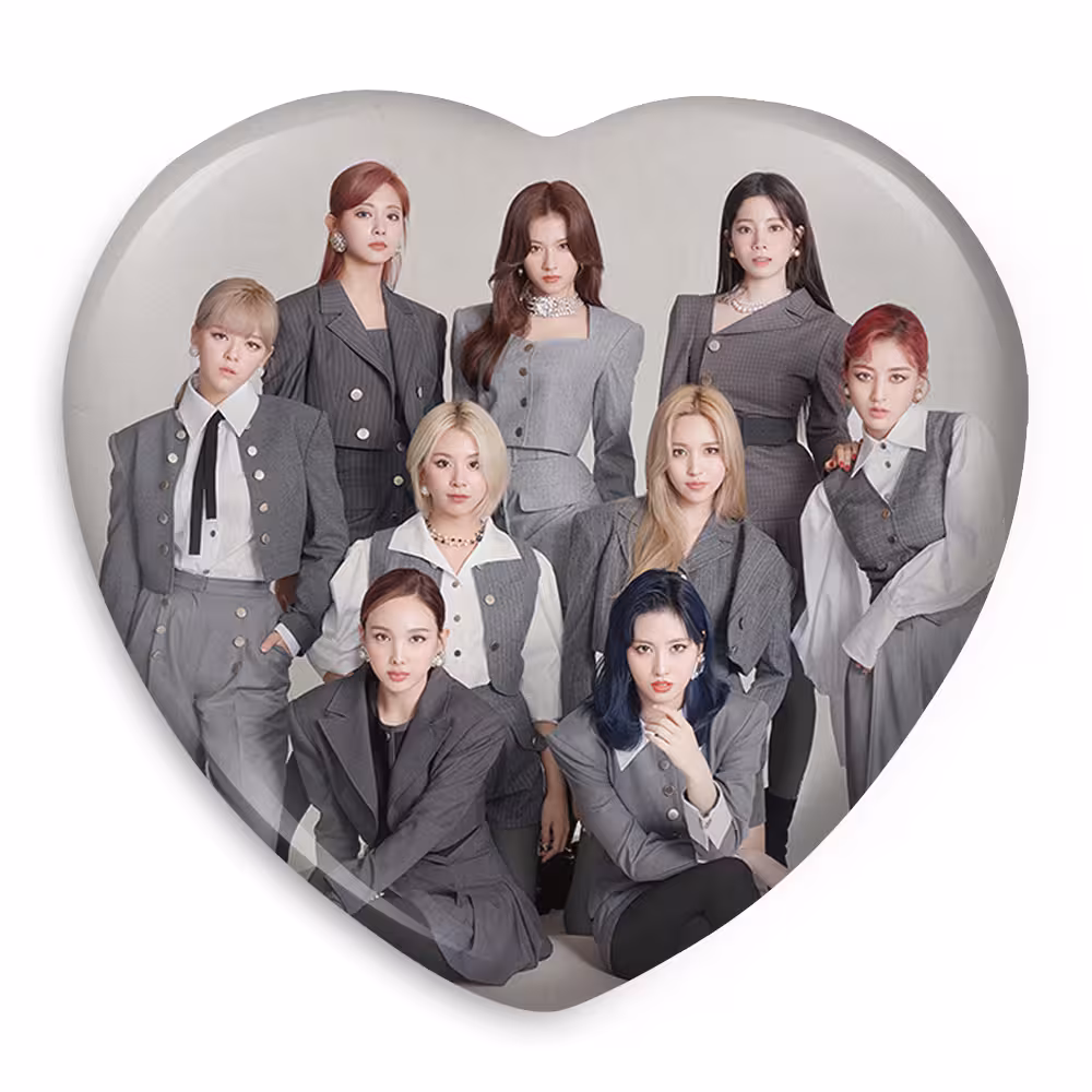 پیکسل خندالو طرح گروه توایس TWICE مدل قلبی کد 11691