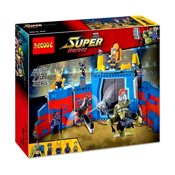 ساختنی دکول مدل مبارزه قهرمانان کد 7131