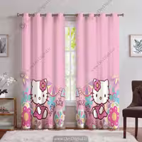 پرده پانچی گربه عروسکی کیتی PK-3161