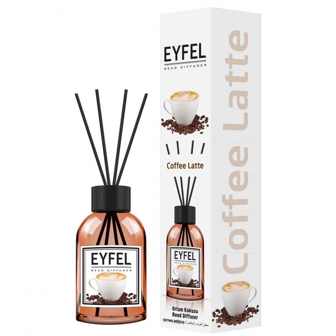 خوشبو کننده ایفل 110 میل رایحه قهوه درجه 1 با ضمانت حداقل 1 ماه ماندگاری