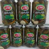 خیار شور ممتاز سحر شیشه ای 240 گرمی