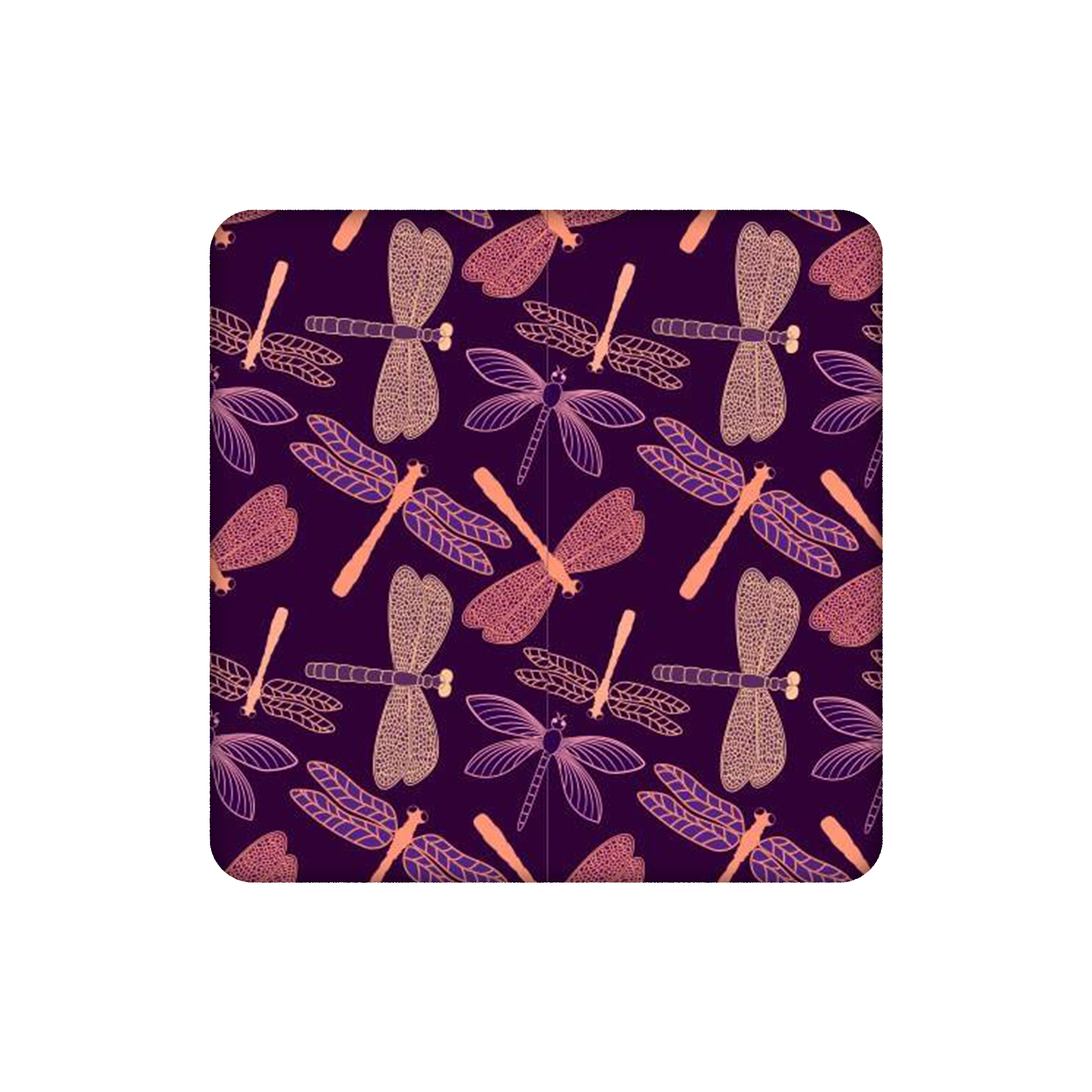 زیر لیوانی طرح سنجاقک کد    4923348