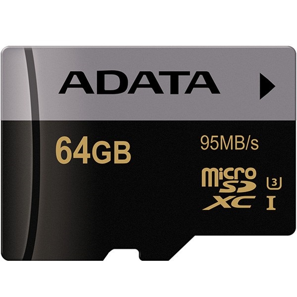 کارت حافظه میکرو اس دی ای دیتا پریمیر پرو  یو 3 کلاس 10 با ظرفیت 64 گیگابایت