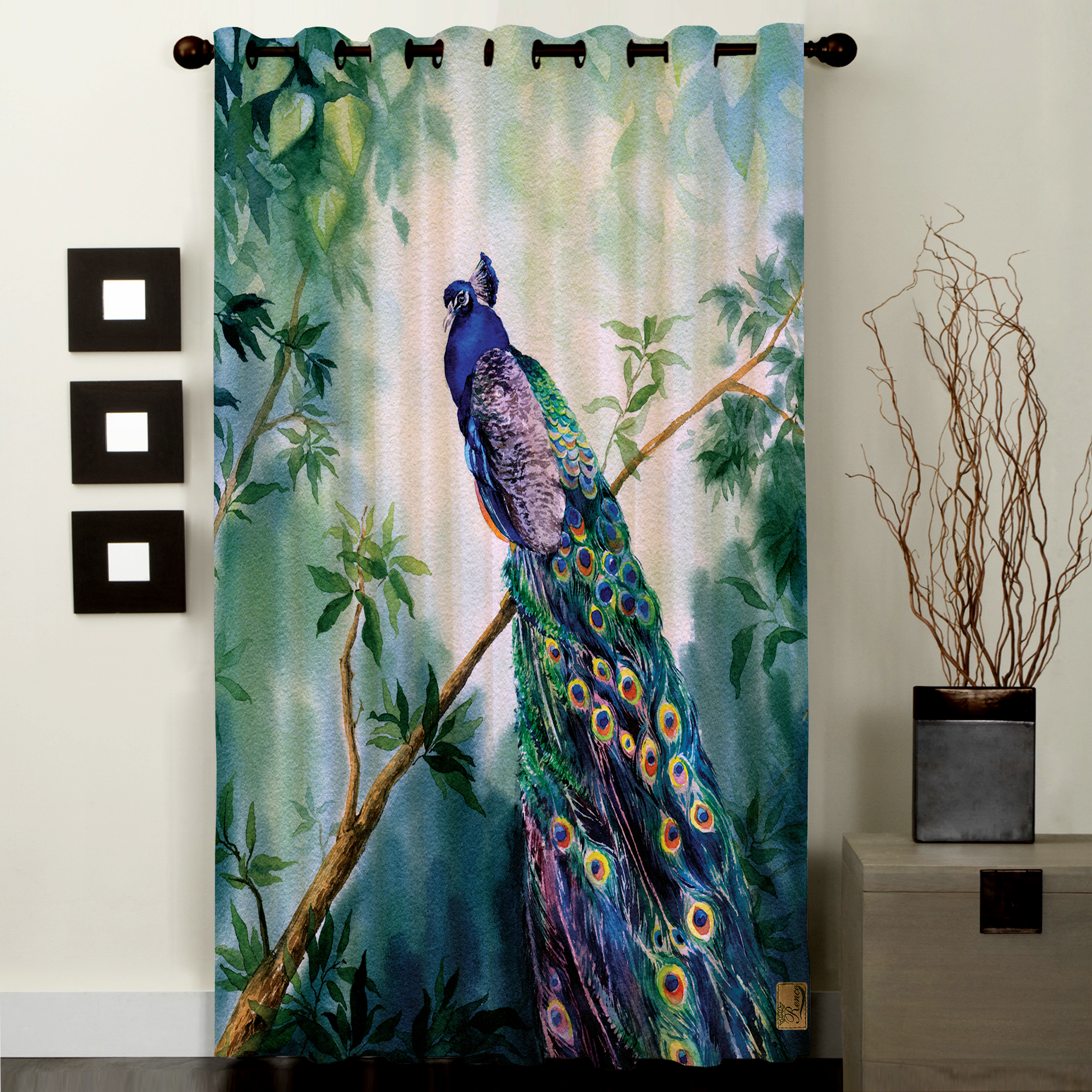 پرده رنس مدل CC1-50316 سایز 290x138 سانتی متر