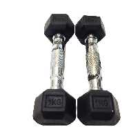 دمبل مدل 65100 وزن 1 کیلو گرم بسته 2 عددی