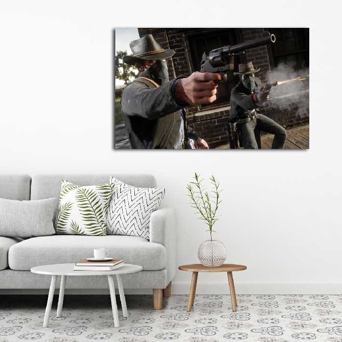 تابلو شاسی مدل Red Dead کد 14