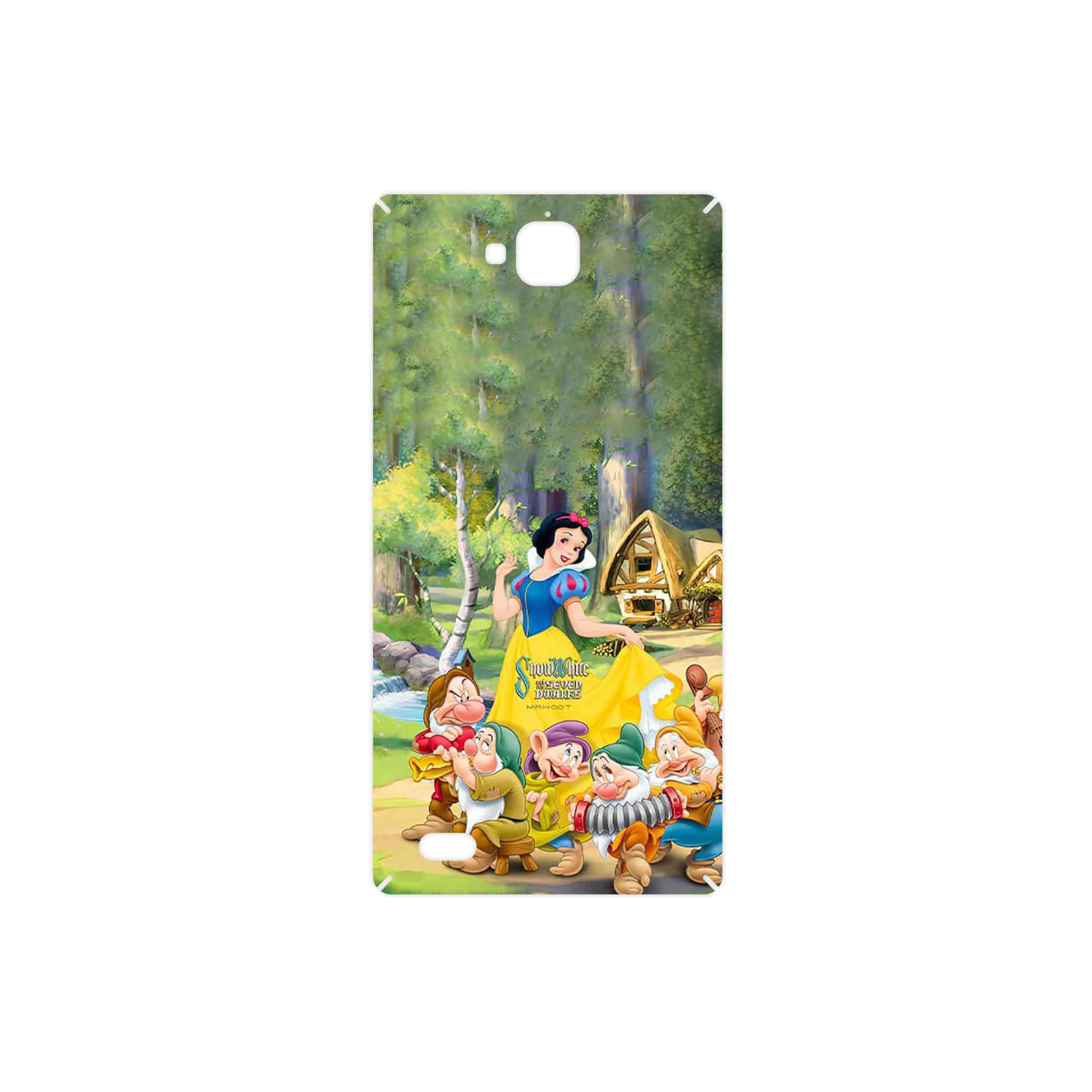 برچسب پوششی ماهوت مدل Snow White مناسب برای گوشی موبایل آنر 3C