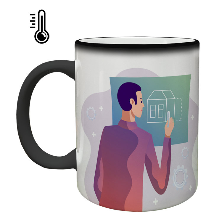 ماگ حرارتی مدل مهندس کد 86