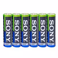 باتری قلمی سونی مدل Alkaline بسته 6 عددی