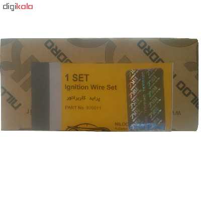 وایر شمع خودرو نیلو خودرو کد 0011 مناسب برای پراید مجموعه 5 عددی