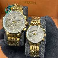 خرید ست ساعت زنانه و مردانه سیکو سه موتوره فعال کیفیت عالی جنس استیل رنگ ثابت موتور ساخت ژاپن کیفیت عالی کد 2115923 - ردگل