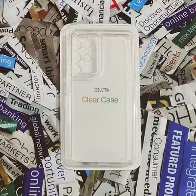 کاور مدل Clear Case مناسب برای گوشی موبایل سامسونگ Galaxy S21 Ultra