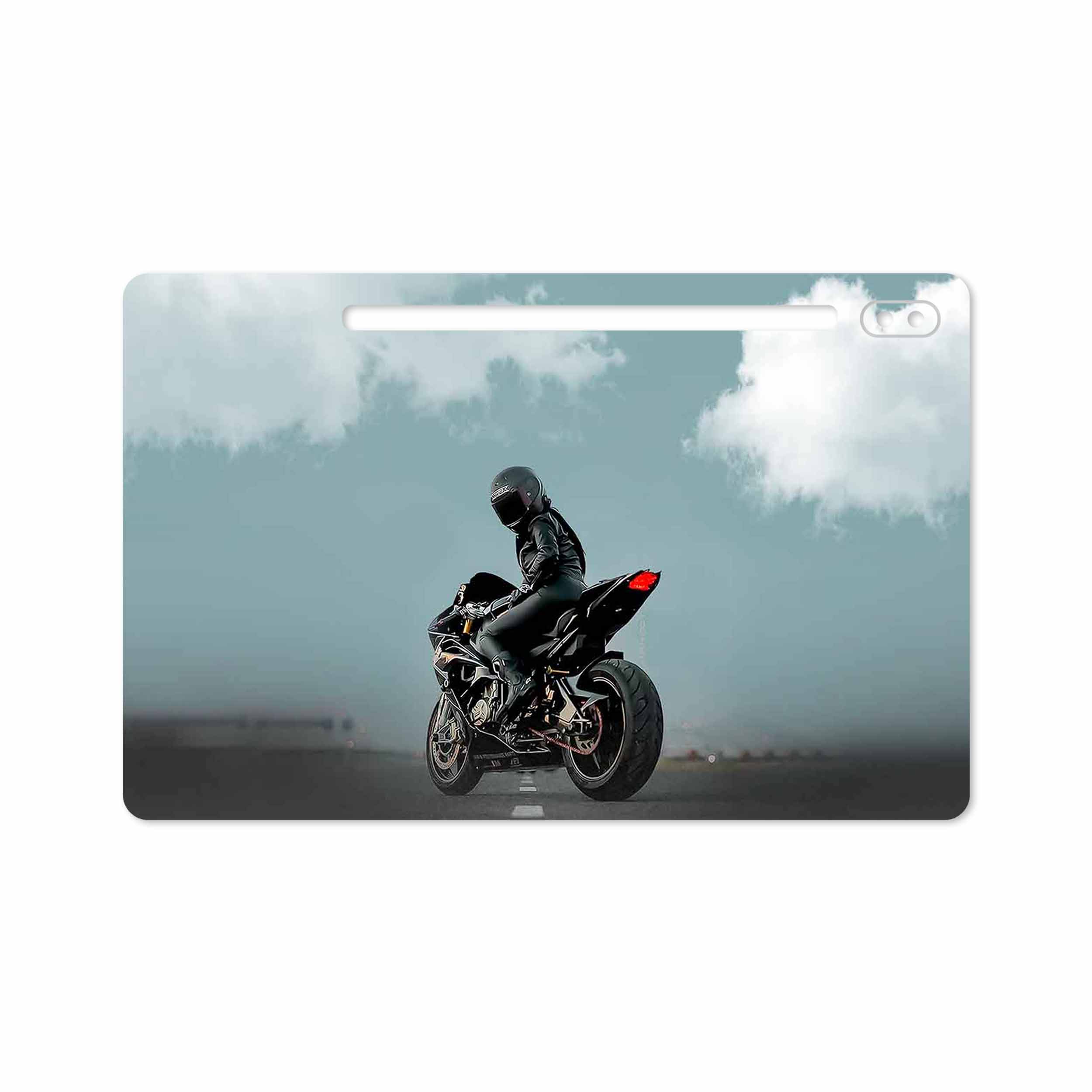 برچسب پوششی ماهوت مدل Motorcycling مناسب برای تبلت سامسونگ Galaxy Tab S6 2019 SM-T860