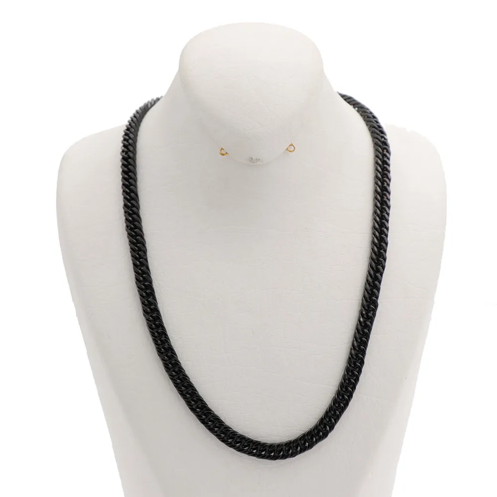 زنجیر استیل اسپورت مشکی 6میل 70760