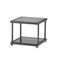 میز بغل مبلی آريو شیشه دودی رایانه صنعت