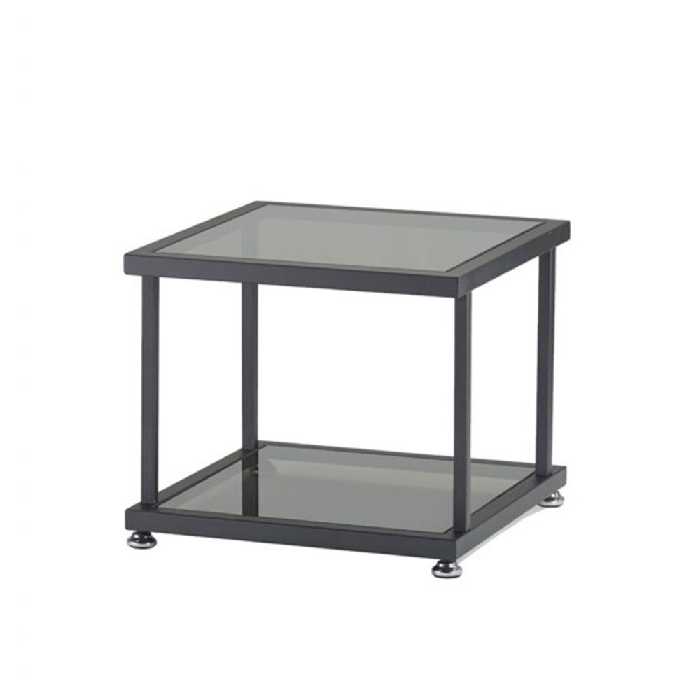 میز بغل مبلی آريو شیشه دودی رایانه صنعت