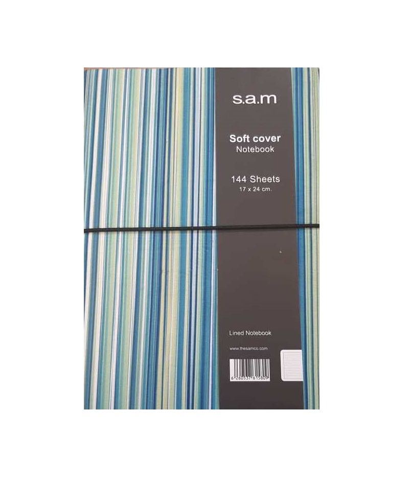 دفتر پارچه ای 144 برگ اروپایی SAM مدل Denzo-5