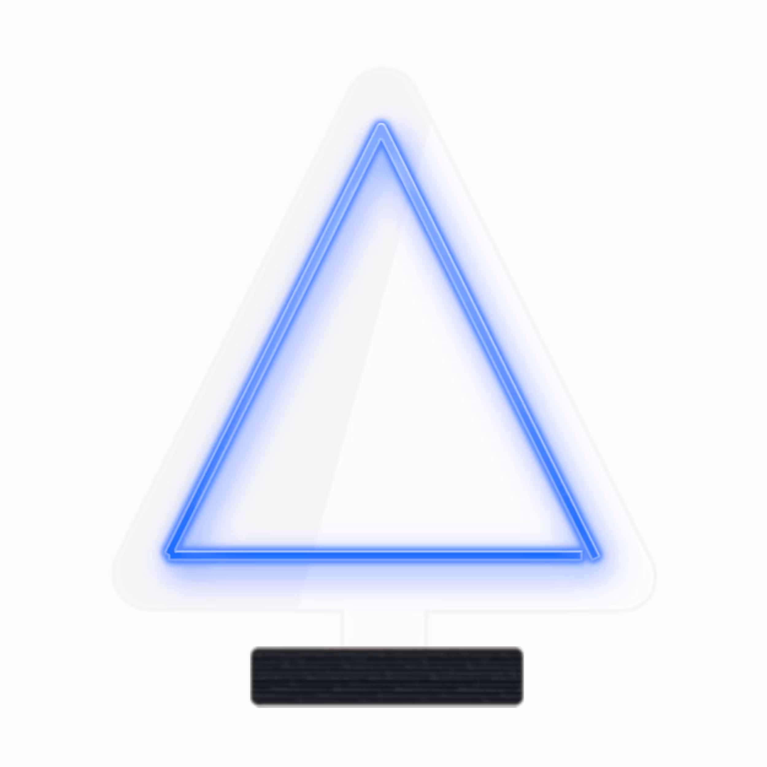 چراغ رومیزی مدل TRIANGLE-GL_BL-GLASS