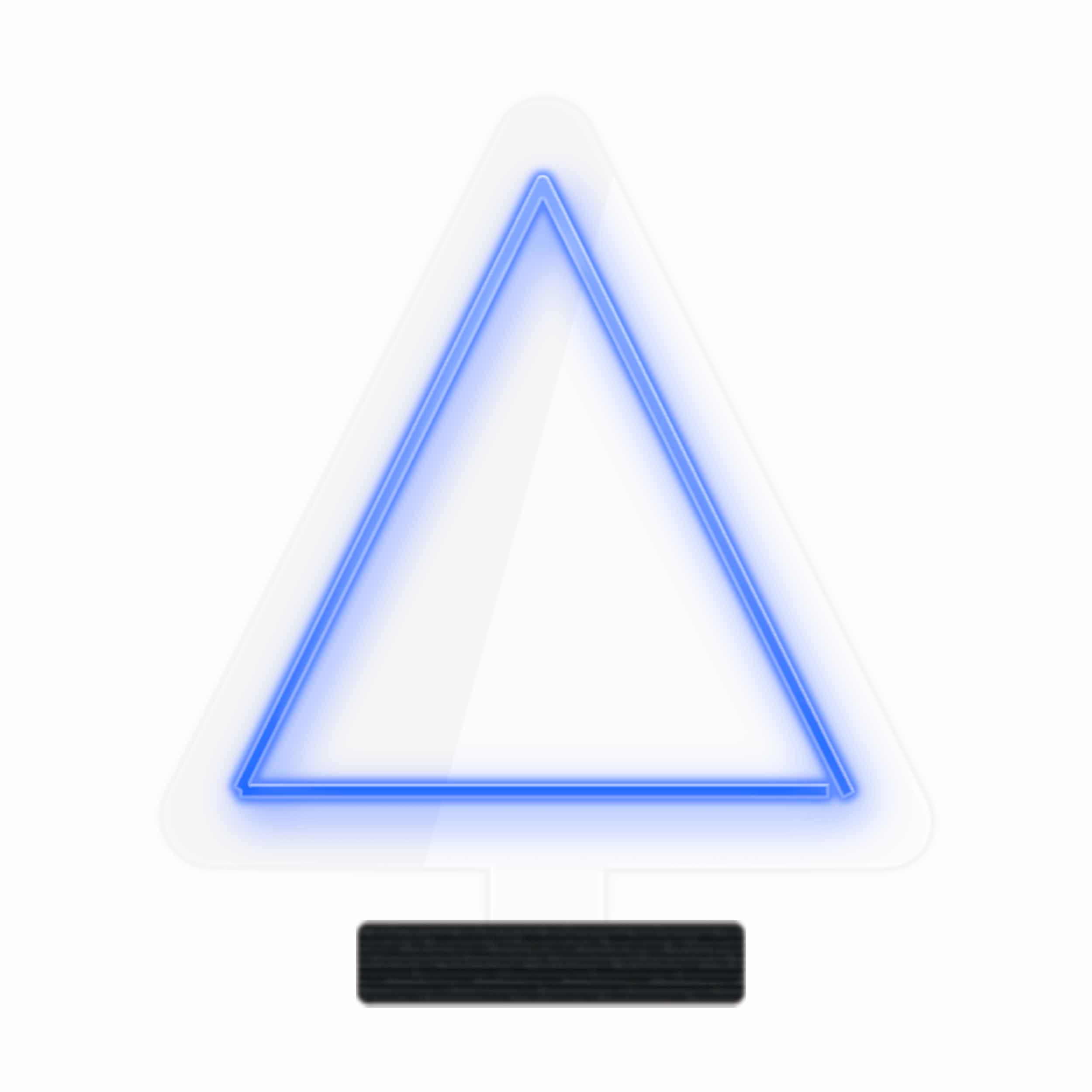 چراغ رومیزی مدل TRIANGLE-GL_BL-GLASS