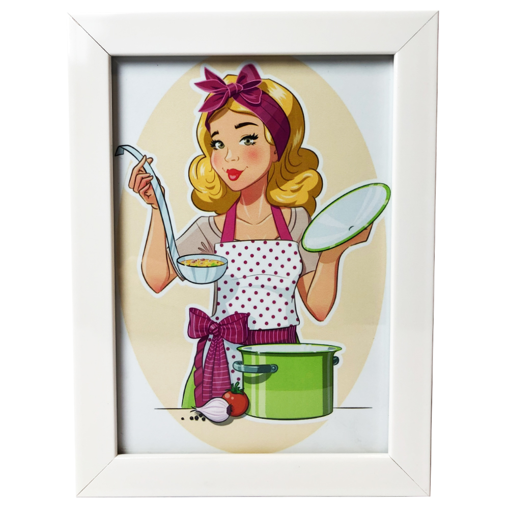 تابلو طرح آشپز مدل Bludrmz1