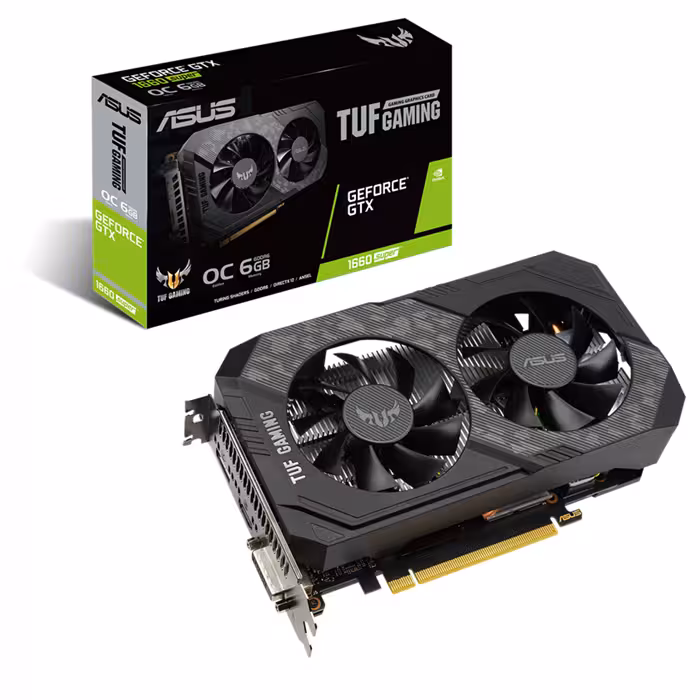 کارت گرافیک ایسوس TUF GAMING GeForce GTX1660 Super OC 6G