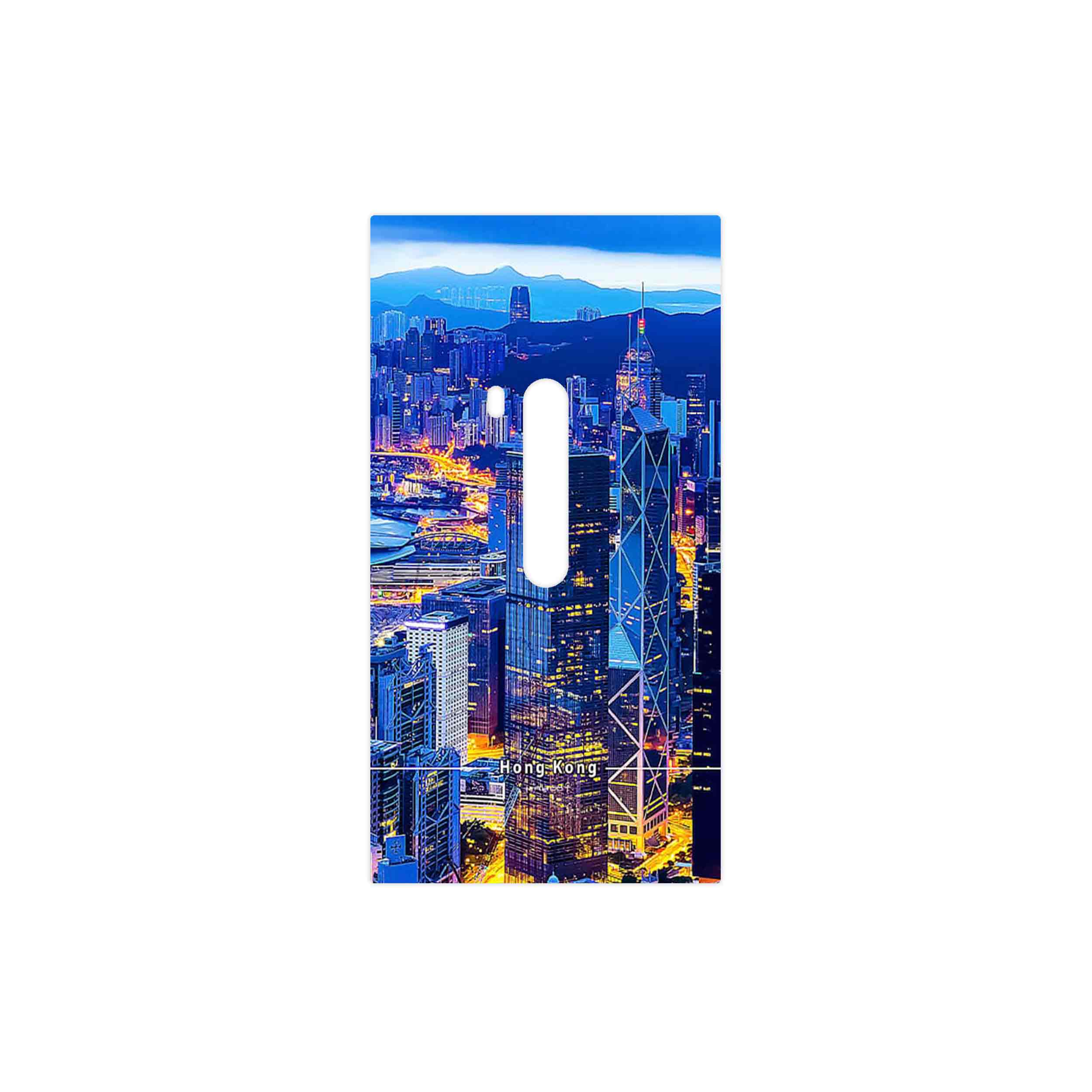 برچسب پوششی ماهوت مدل Hong Kong City مناسب برای گوشی موبایل نوکیا Lumia 920