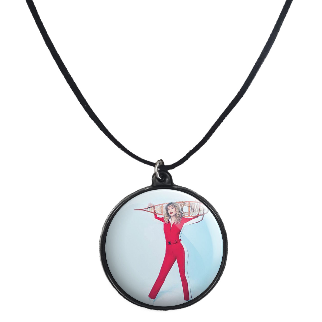 گردنبند پرمانه طرح تیلور سویفت کد pmb.789 مدل دو طرفه